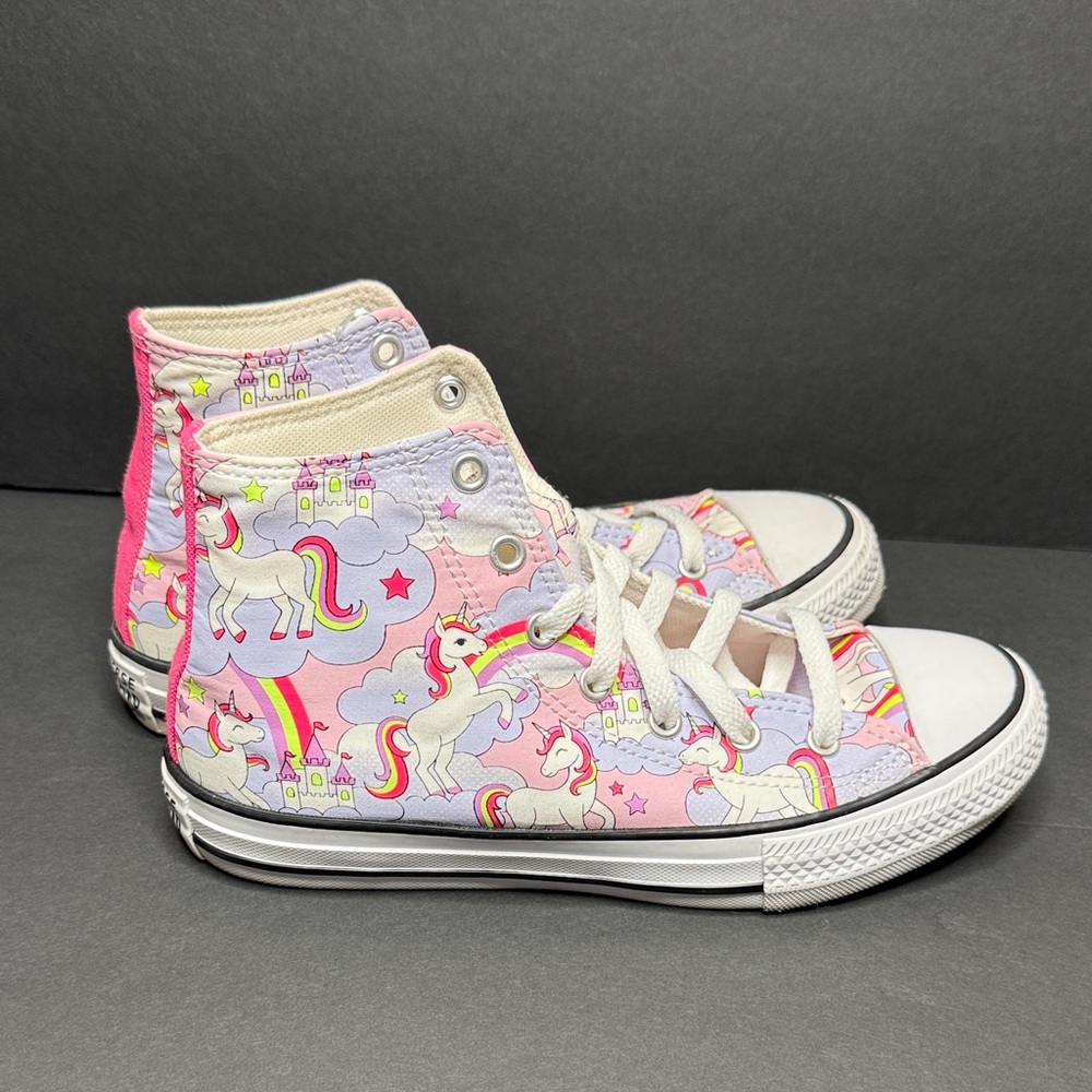 Converse All Stars Unicorn High-Top Kids Sneakers - Pink